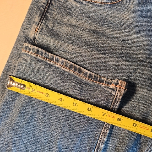 American Eagle Outfitters Denim Womens 12 90s Straight Leg Nice Worn Feel +look - Picture 5 of 14